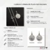 ventajas y características del dije de san benito con cadena pequeña plata 925 italiana