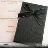 Caja de regalo premium para joyería con paño de limpieza de microfibra para plata y oro.