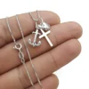 Dije Tres Gracias en plata 925 con cadena, cruz, corazón y ancla.