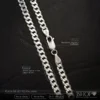 Ventajas de cadena cubana de plata 925 italiana 5mm 60cm para hombre con tejido resistente y acabado brillante
