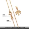 Características del dije árbol de la vida en oro laminado 18k con cadena y acabado brillante premium